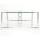 TTAP Vantage 1200 TV Stand - Clear Glass [TV's up to 60'']