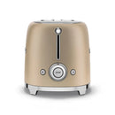 Smeg TSF01CHMUK 50's Style Two Slice Toaster - Matt Champagne