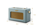 Roberts Revival iStream 3 DAB/DAB Plus FM Wireless Portable Radio - Duck Egg