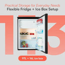 Cookology UCIB113BK 55cm Undercounter fridge with Icebox - Black