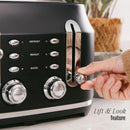 Rangemaster RMCL4S304BK 4-slice Toaster Black