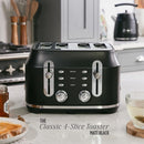 Rangemaster RMCL4S304BK 4-slice Toaster Black