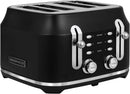 Rangemaster RMCL4S304BK 4-slice Toaster Black