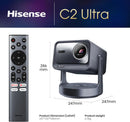 Hisense C2TUK DLP Tri Laser 4K UHD Smart Mini Projector