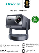Hisense C2TUK DLP Tri Laser 4K UHD Smart Mini Projector