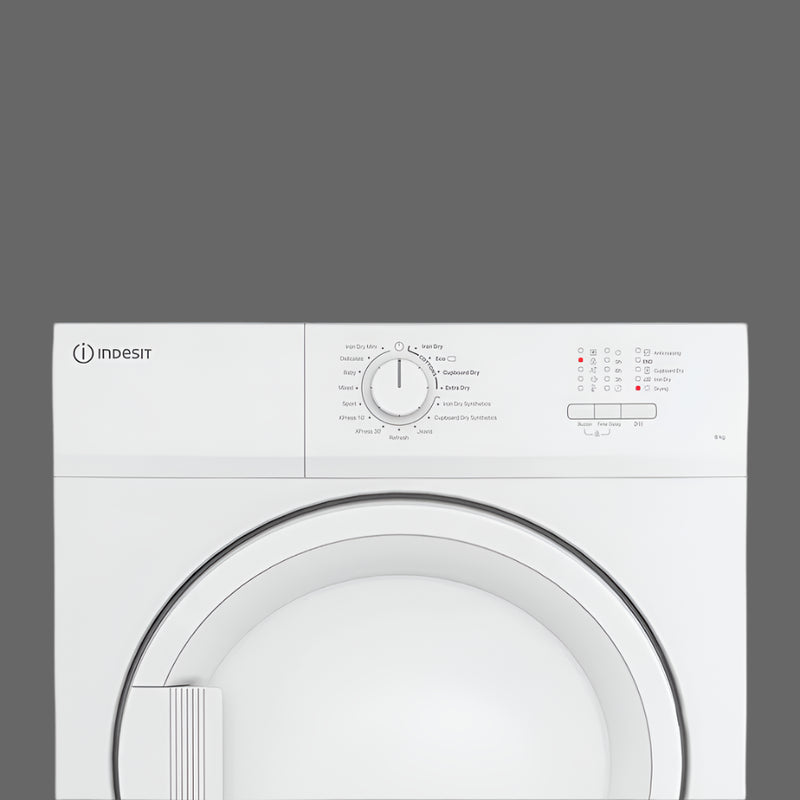 Indesit CYDA81WWGLUK 8kg Vented Tumble Dryer - White