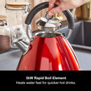 Morphy Richards 102048 Accents Pyramid Kettle - Red