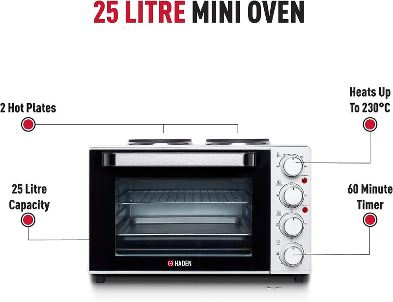 Haden 198204 25 Litre Table Top Mini Oven