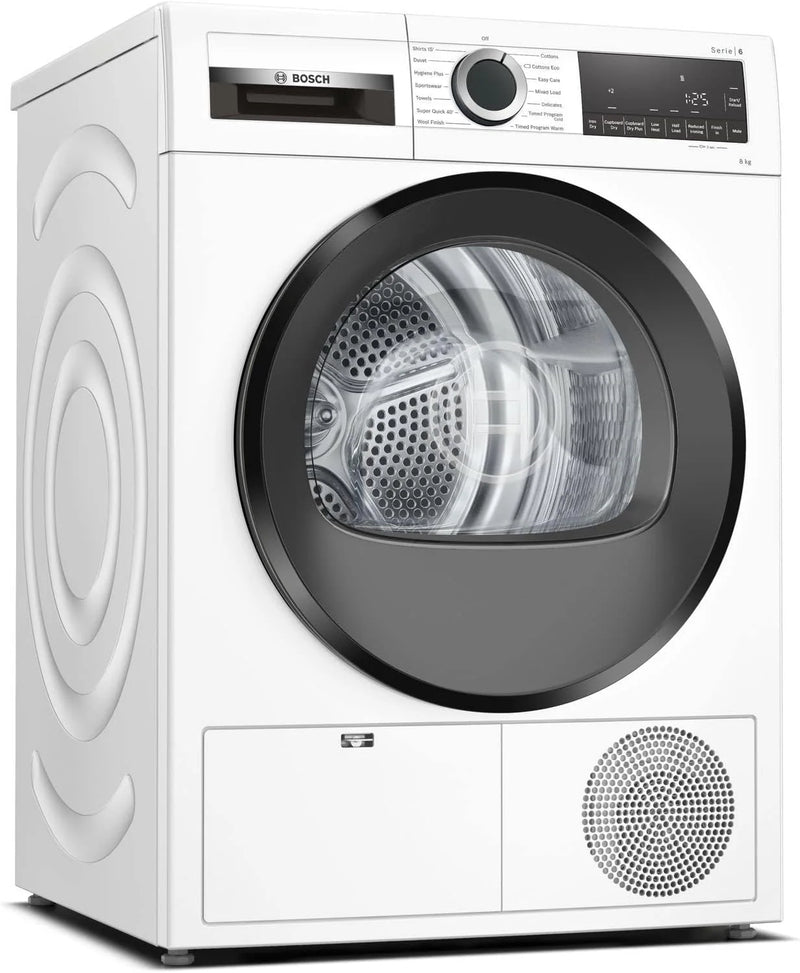 Bosch Series 6 WPG23108GB 8kg Condenser Tumble Dryer - White [Ex-Display]  *Contact store for pricing*