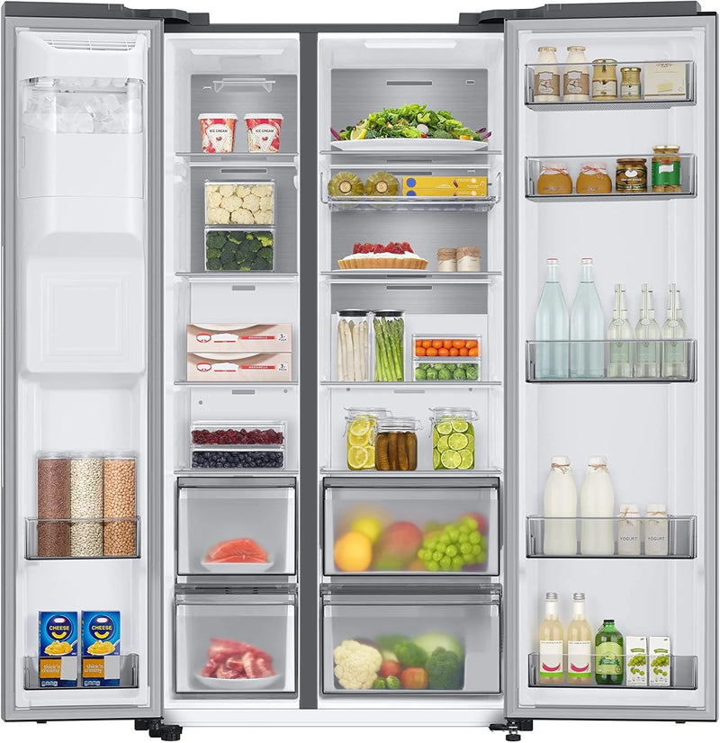 Samsung RS68A884CSL Series 8 Metal Back Plumbed American Fridge Freezer - Silver*contact store for price*