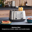 Morphy Richards 242901 Mexborough 4-slice toaster - Black & Stainless steel