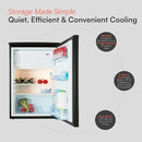 Cookology UCIB113BK 55cm Undercounter fridge with Icebox - Black