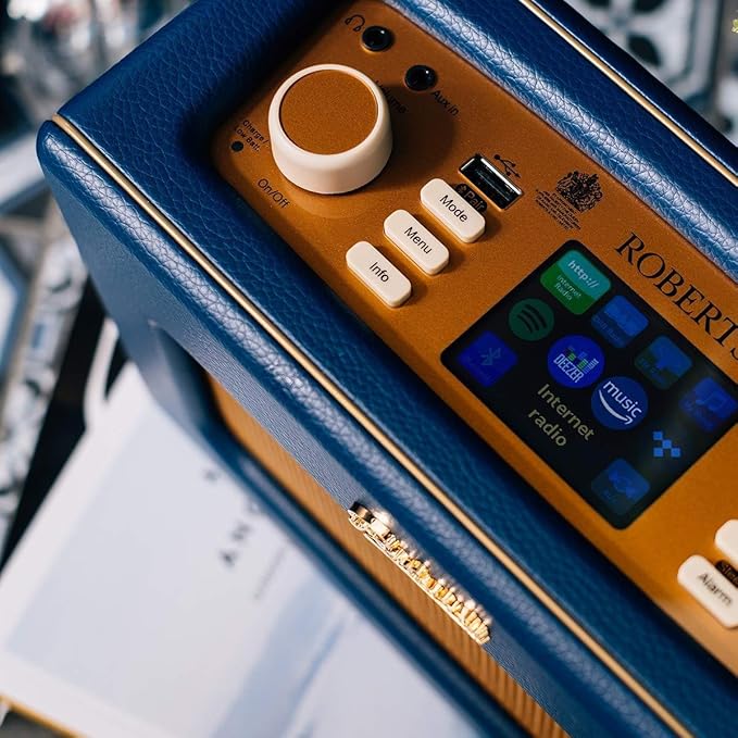 Roberts Revival iStream 3 DAB/DAB Plus FM Wireless Portable Radio - Midnight Blue