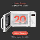 Cookology CFSDI20LWK 800W 20L Microwave - White