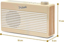 Roberts Rambler Mini Portable DAB/DAB+/FM Bluetooth Radio - Cream