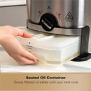 Hamilton Beach HB189PDF 3 Litre deep fat fryer - stainless steel