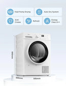 Midea MDG09EH80/1 8kg Heat pump tumble dryer - White
