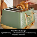 Morphy Richards 243022 Cassini 4-slice toaster - Olivine Green