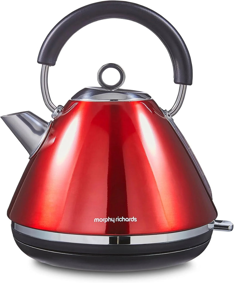 Morphy Richards 102048 Accents Pyramid Kettle - Red