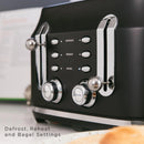 Rangemaster RMCL4S304BK 4-slice Toaster Black