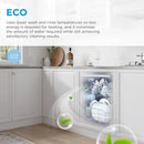 Midea MDWPF1433CWD Full Size 14 Place Settings Dishwasher - Top Rack