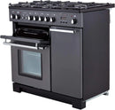 Rangemaster TOLP90DFFSL/C Toledo Plus 90cm Dual Fuel Range Cooker - Slate