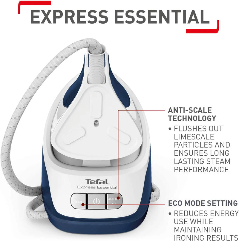Tefal SV6116 Steam Generator iron - White & Blue