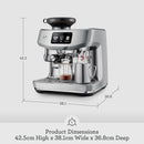 Sage SES985BSS4GUK1 The Oracle Jet, Professional Bean-to-cup Coffee Machine - Stainless steel*contact store for price*