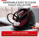 TEFAL Pro Express Protect GV9230 High Pressure Steam Generator Iron / Black & Burgundy