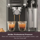 Hamilton Beach HBC7210B Barista Pro Touch Espresso Coffee Machine