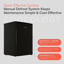 Cookology UCIB113BK 55cm Undercounter fridge with Icebox - Black