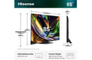 Hisense 85UR8STUK 85'' UR8S RGB Mini LED 4K AI Smart TV