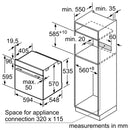 Siemens iQ500 HB535A0S0B Built-in single oven Stainless steel