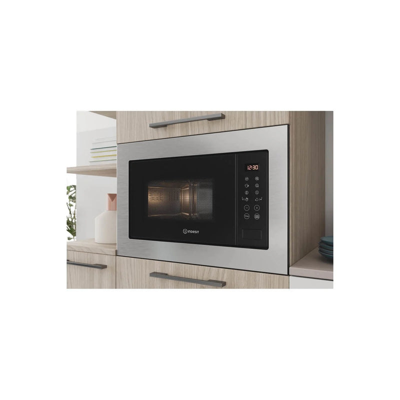 Indesit MWI125GXUK Built In Microwave With Grill - Stainless Steel*contact store for price*
