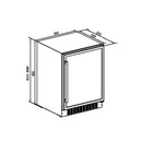 CDA CFWC604BL/3 60cm Wine cooler - Black*contact store for price*