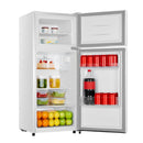 Fridgemaster MTM48120E Top Mount Fridge Freezer - White