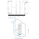 Midea MDRE306FGE01D Built-in Total No Frost Freezer [sliding hinge]