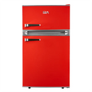 SIA RFM88R freestanding retro mini fridge freezer - Red