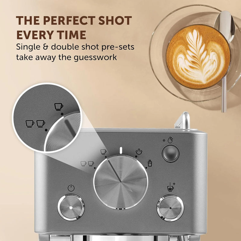 Breville VCF185 Slimline Espresso Compact Coffee Machine