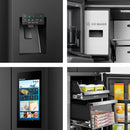 Hisense RQ760N4IFE PureFlat American Smart Fridge Freezer Plumbed Ice & Water - Black Steel