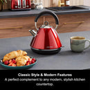 Morphy Richards 102048 Accents Pyramid Kettle - Red