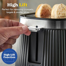Russell Hobbs 26770 Brontë 4-slice toaster - Matte Black