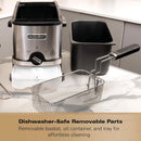 Hamilton Beach HB189PDF 3 Litre deep fat fryer - stainless steel