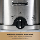 Hamilton Beach HB189PDF 3 Litre deep fat fryer - stainless steel