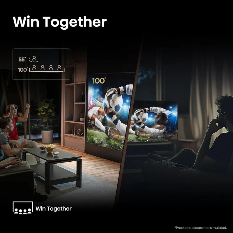 Hisense 100E7NQTUK PRO 100'' QLED HDR UHD 4K Smart TV*contact store for price*