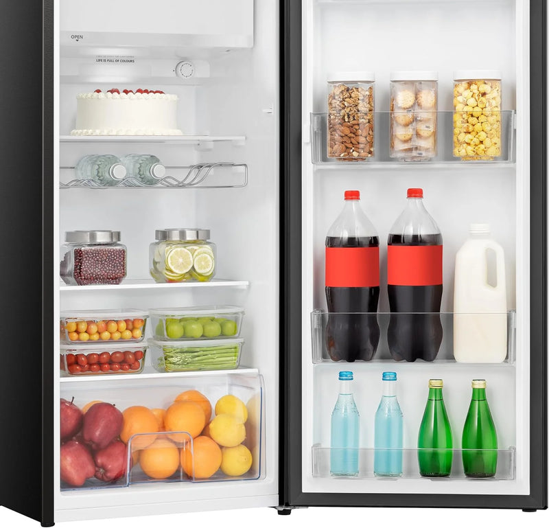 Hisense RR220D4BBE Fridge With Freezer Box - Black*contact store for price*