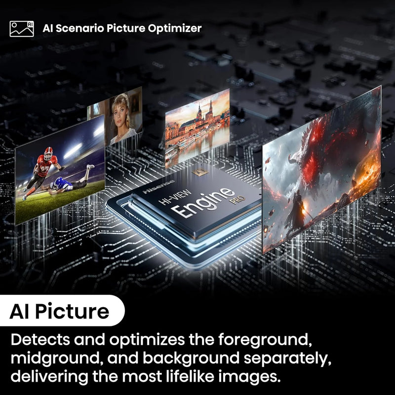 Hisense 65A85NTUK 65'' HDR UHD 4K 120Hz OLED Smart TV*contact store for price*