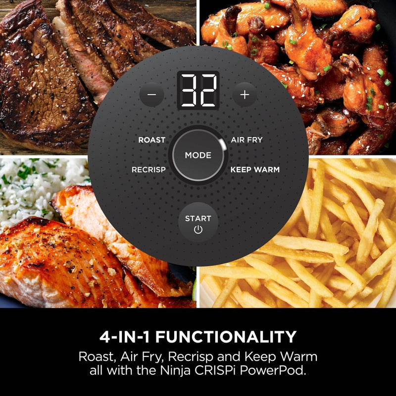 NINJA CRISPi FN101UKGY 4-in-1 Portable Air Fryer - Cyber Space*contact store for price*