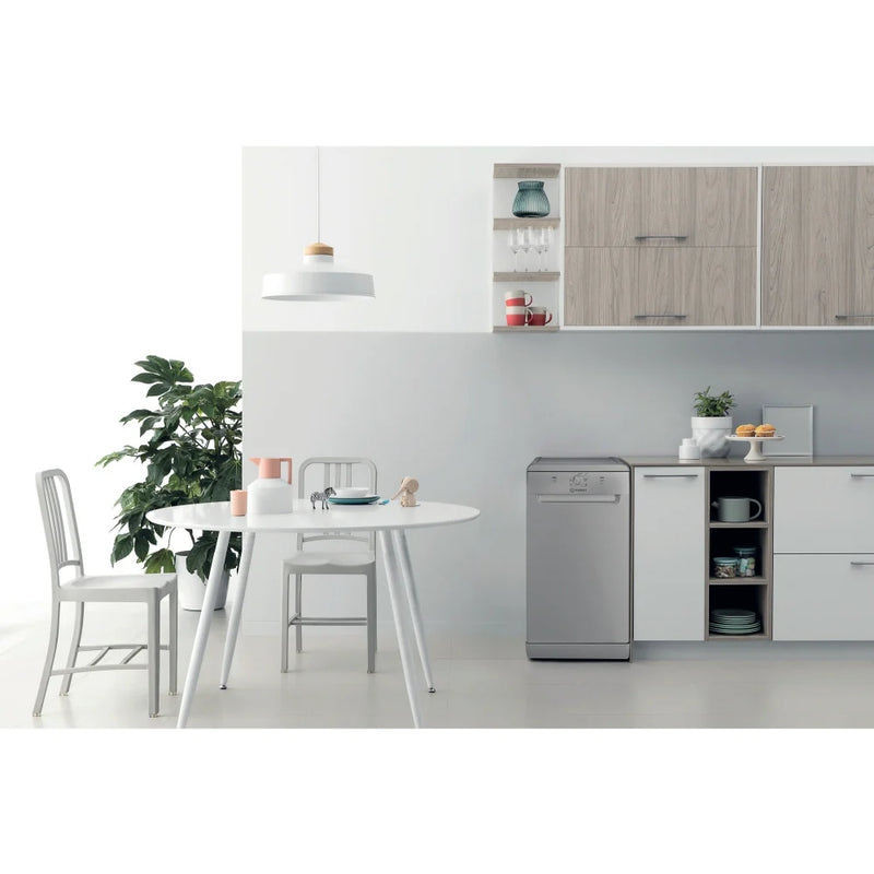 Indesit IN2FE10CS90SUK Slimline Dishwasher - Silver*contact store for price*