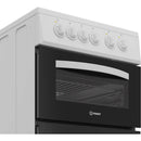 Indesit ITE5EMW 50cm solid plate electric cooker - white*contact store for price*
